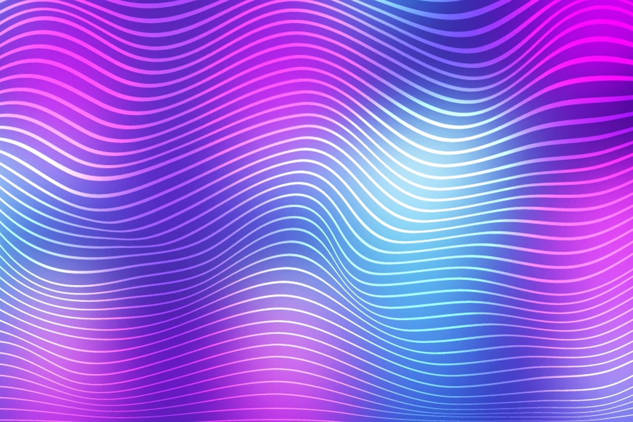 Abstrakte Wellen
